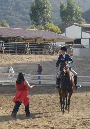 Sonia and horse--winners!